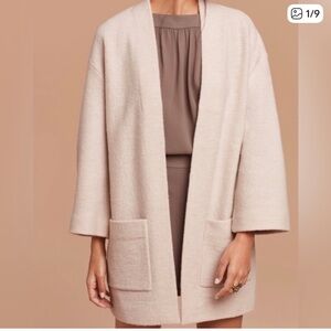 Aritzia Wilfred Brullon Sweater 100% Merino Wool Baby Pink XS